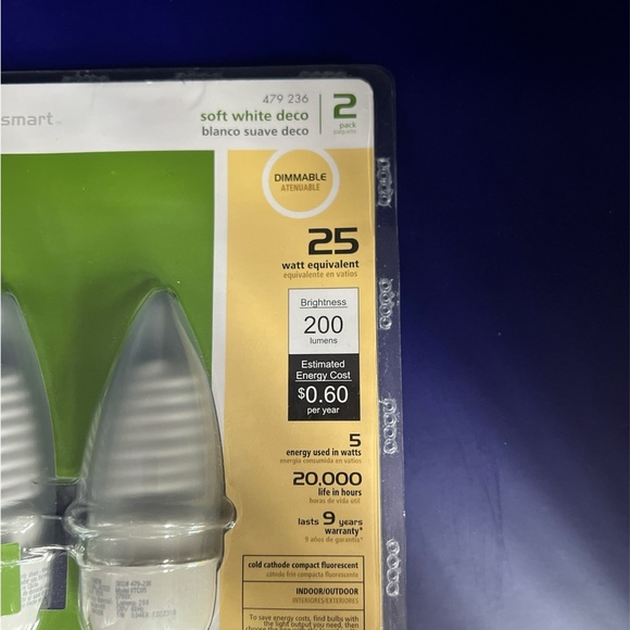 💡Ecosmart Dimmable Lightbulbs, 25w equivalent - Picture 3 of 5